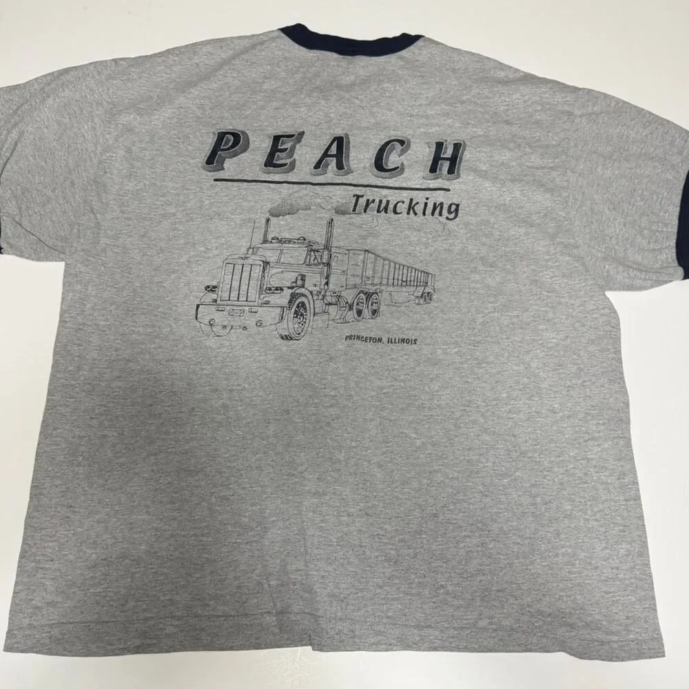 Independent Men's Grey and Blue T-shirt - Picture 6 of 6
